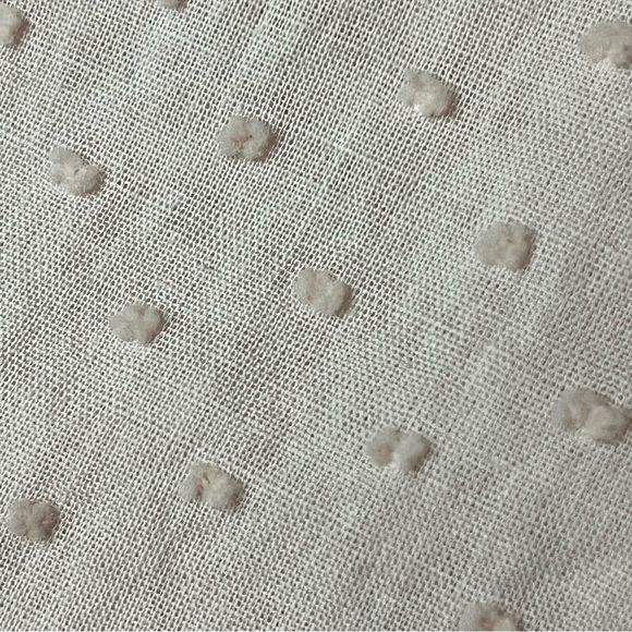 Sweet Violet Swiss Dot Pink Maxi Dress Sheer Beach Coastal Preppy Modest L Boho - Picture 8 of 8